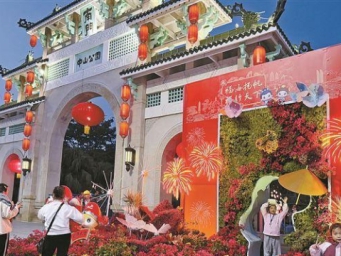 厦门市思明区春节氛围景观亮灯